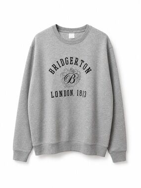 Netflix Grey Bridgerton Crewneck Sweatshirt